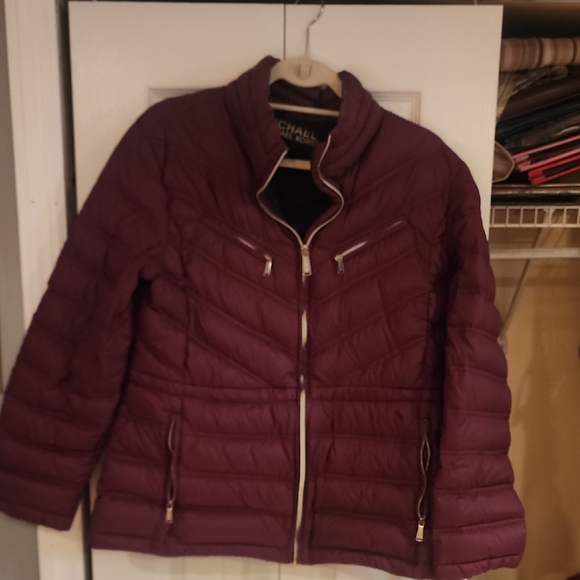 Michael Kors Jackets & Blazers - Michael Kors Women's Plum Puffer Jacket